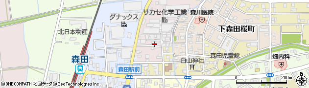 おそうじ福井周辺の地図