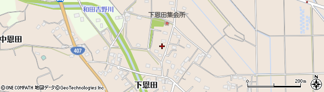 埼玉県熊谷市下恩田639周辺の地図