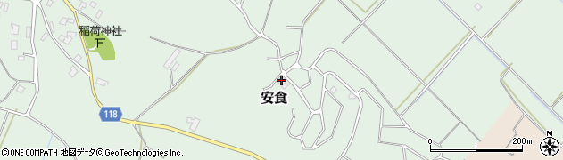 茨城県かすみがうら市安食2460周辺の地図
