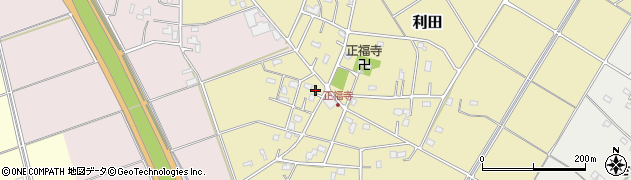 埼玉県行田市利田497周辺の地図
