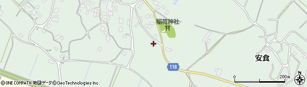 茨城県かすみがうら市安食727周辺の地図