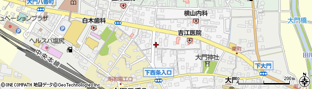 長野県塩尻市大門三番町2-28周辺の地図