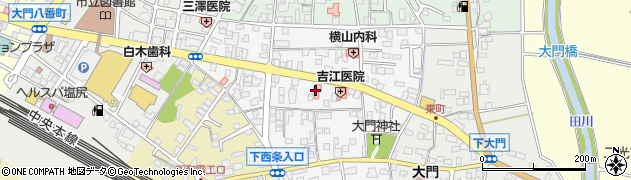 長野県塩尻市大門三番町2周辺の地図
