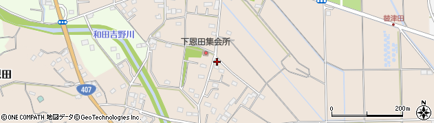 埼玉県熊谷市下恩田255周辺の地図