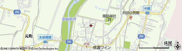 長野県塩尻市太田716周辺の地図