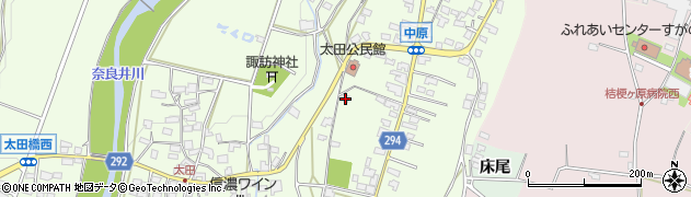 長野県塩尻市太田405周辺の地図