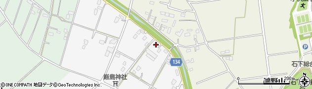 茨城県常総市馬場新田538周辺の地図