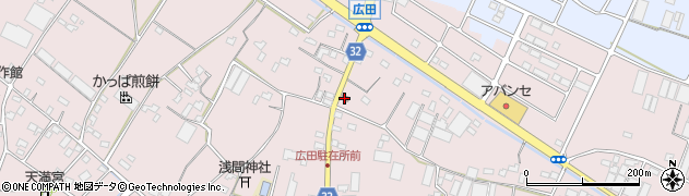 埼玉県　警察署鴻巣警察署広田駐在所周辺の地図