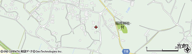 茨城県かすみがうら市安食696周辺の地図