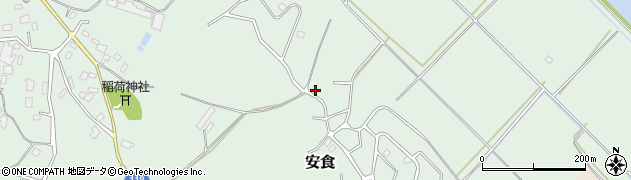 茨城県かすみがうら市安食2415周辺の地図