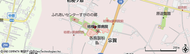 桔梗ヶ原病院周辺の地図