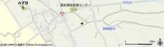 長野県塩尻市長畝周辺の地図
