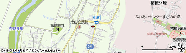 長野県塩尻市太田381周辺の地図