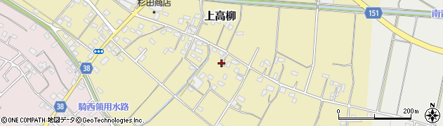 埼玉県加須市上高柳221周辺の地図
