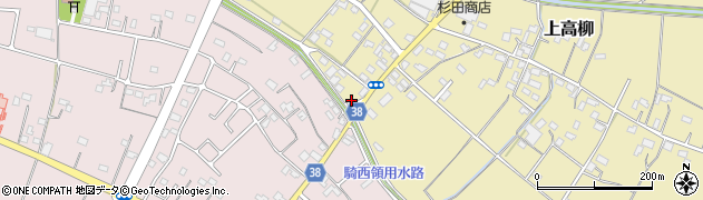 埼玉県加須市上高柳521周辺の地図
