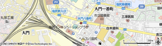 松本信用金庫塩尻支店周辺の地図