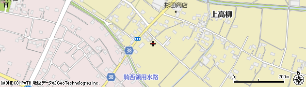 埼玉県加須市上高柳157周辺の地図