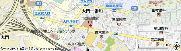 長野県塩尻市大門一番町周辺の地図