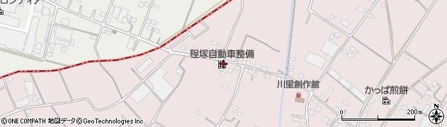 程塚自動車整備工場周辺の地図