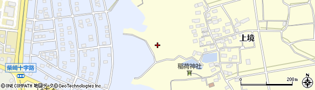 茨城県つくば市上境周辺の地図