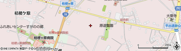 長野県塩尻市桔梗ケ原周辺の地図