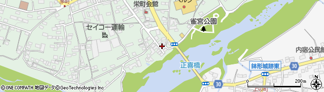 八千代うなぎ 蒲焼店周辺の地図