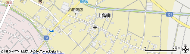 埼玉県加須市上高柳199周辺の地図