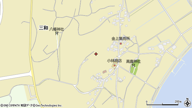 〒311-1702 茨城県行方市三和の地図