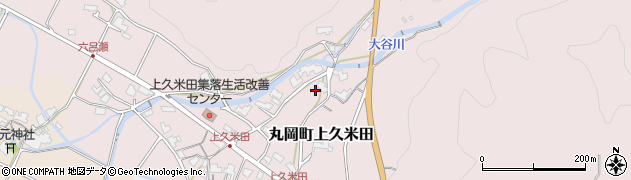 福井県坂井市丸岡町上久米田25周辺の地図