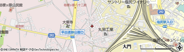 長野県塩尻市桔梗ケ原70周辺の地図