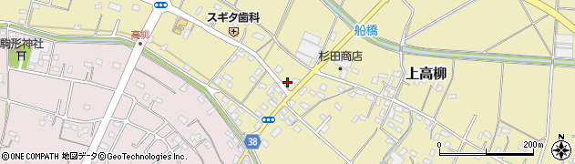 埼玉県加須市上高柳492周辺の地図