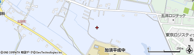 埼玉県加須市南大桑周辺の地図