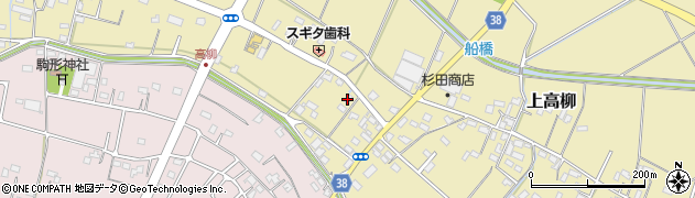 埼玉県加須市上高柳529周辺の地図