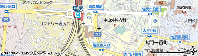 トヨタレンタリース長野塩尻駅前店周辺の地図