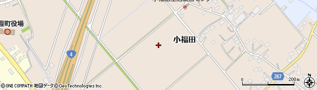 茨城県猿島郡五霞町小福田周辺の地図