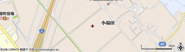 茨城県五霞町（猿島郡）小福田周辺の地図