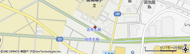 埼玉県加須市下高柳1885周辺の地図