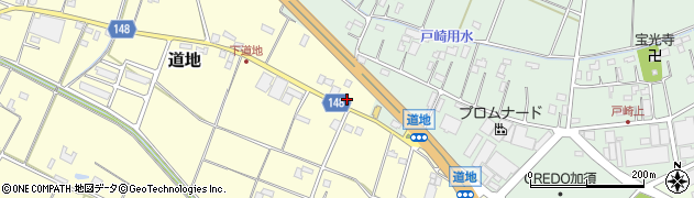 埼玉県加須市道地1420周辺の地図