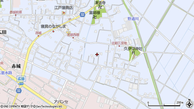 〒365-0003 埼玉県鴻巣市北根の地図