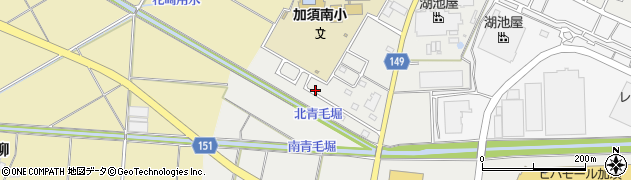 埼玉県加須市下高柳1884周辺の地図