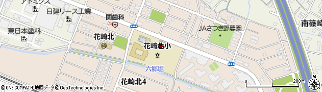埼玉県加須市花崎北周辺の地図