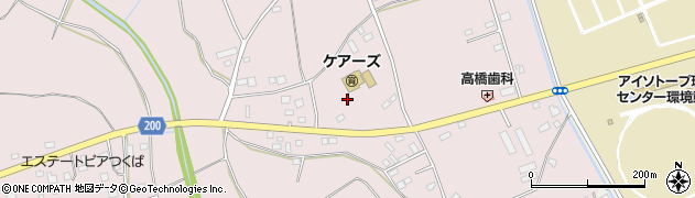 茨城県つくば市要元中根周辺の地図