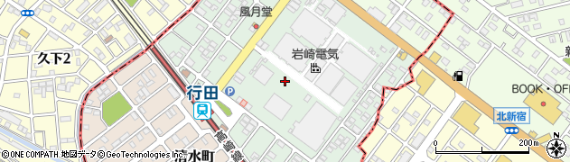 埼玉県行田市壱里山町周辺の地図