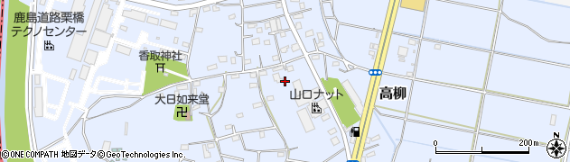 埼玉県久喜市高柳周辺の地図