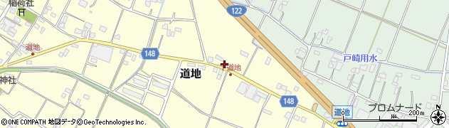 埼玉県加須市道地1439周辺の地図
