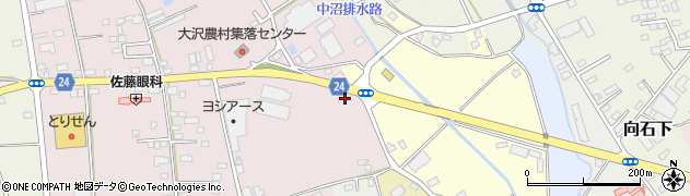茨城県常総市大沢112周辺の地図