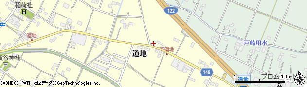 埼玉県加須市道地1451周辺の地図