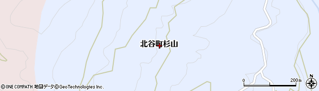 福井県勝山市北谷町杉山周辺の地図