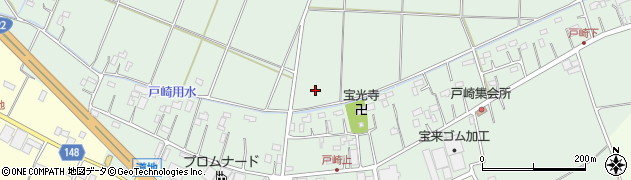 埼玉県加須市戸崎周辺の地図