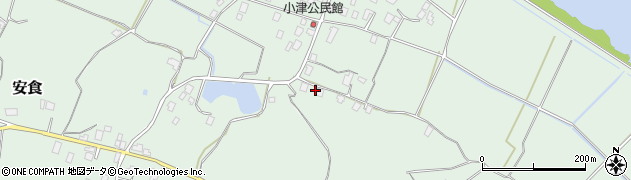 茨城県かすみがうら市安食2137周辺の地図